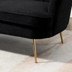 59 Zoll breites, modernes Sofa im Mid-Century-Stil mit Steppung