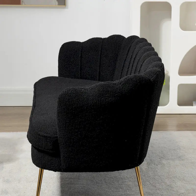 59 Zoll breites, modernes Sofa im Mid-Century-Stil mit Steppung