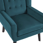 Velvet Upholstered Armchair Tufted Accent Chair