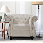 Kemos Classy Velvet Chesterfield Armchair