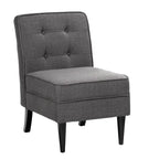 Grafton Home Roswell Armless Button Tufted Storage Accent Chair