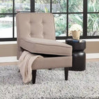 Grafton Home Roswell Armless Button Tufted Storage Accent Chair