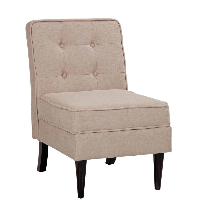 Grafton Home Roswell Armless Button Tufted Storage Accent Chair