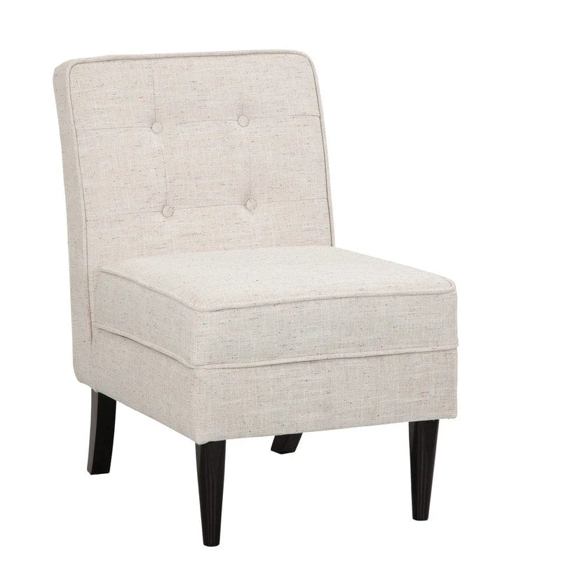 Grafton Home Roswell Armless Button Tufted Storage Accent Chair