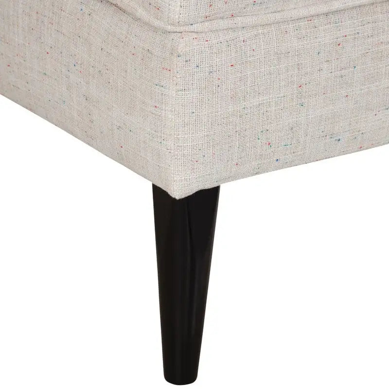 Grafton Home Roswell Armless Button Tufted Storage Accent Chair