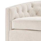 Walsh Fabric Swivel Barrel Chair