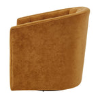 Walsh Fabric Swivel Barrel Chair