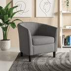 Moderne kuipvormige accentstoelen, comfortabele fauteuils en clubstoelen