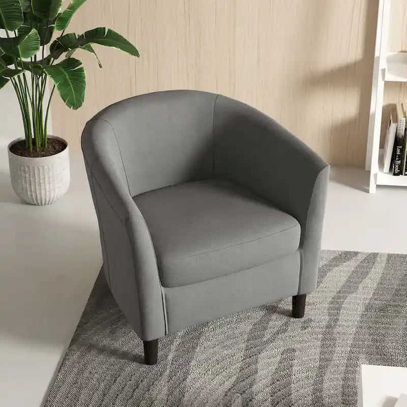 Moderne kuipvormige accentstoelen, comfortabele fauteuils en clubstoelen