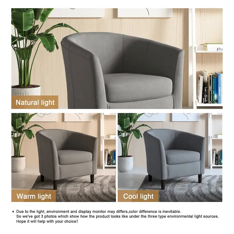 Moderne kuipvormige accentstoelen, comfortabele fauteuils en clubstoelen