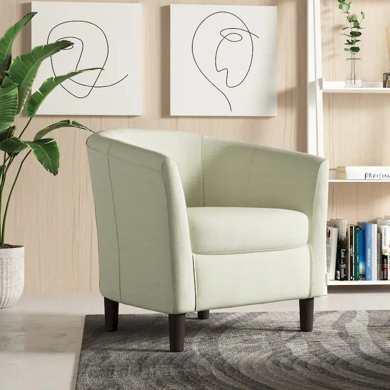 Moderne kuipvormige accentstoelen, comfortabele fauteuils en clubstoelen