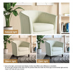 Moderne kuipvormige accentstoelen, comfortabele fauteuils en clubstoelen