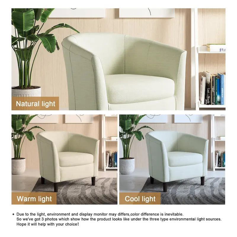 Moderne kuipvormige accentstoelen, comfortabele fauteuils en clubstoelen