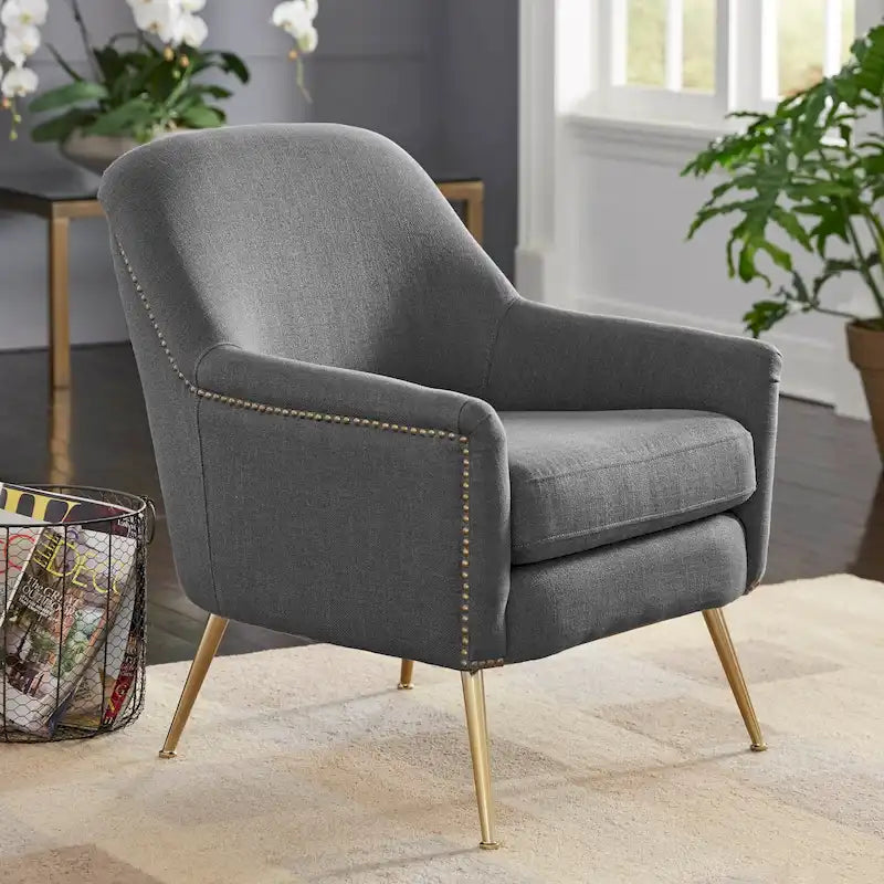Sillón decorativo tapizado Vita de mediados de siglo de Lifestorey