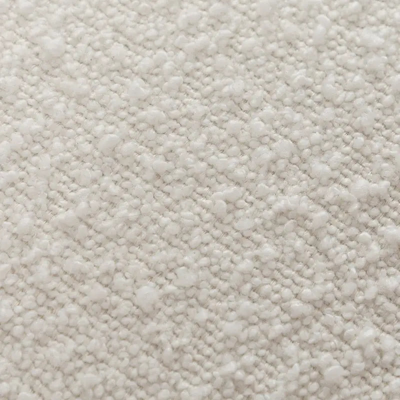 KINWELL 34 W gepolsterter Bouclé-Drehsessel in Fassform