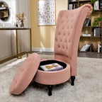 Gosser 20 Wide Velvet High Back Vanity Chair