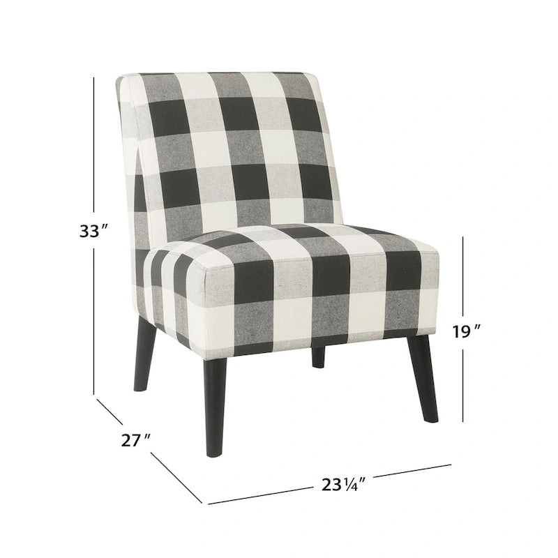 Moderner armlehnenloser Esszimmer-Akzentsessel von HomePop