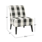 Moderner armlehnenloser Esszimmer-Akzentsessel von HomePop