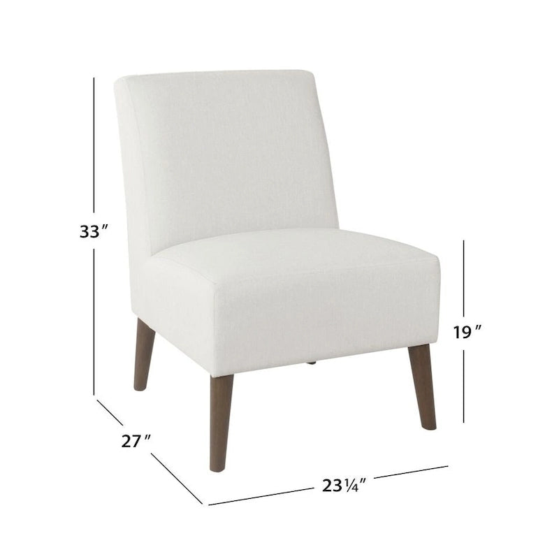 Moderner armlehnenloser Esszimmer-Akzentsessel von HomePop