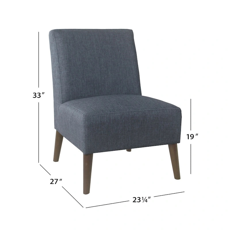 Moderner armlehnenloser Esszimmer-Akzentsessel von HomePop