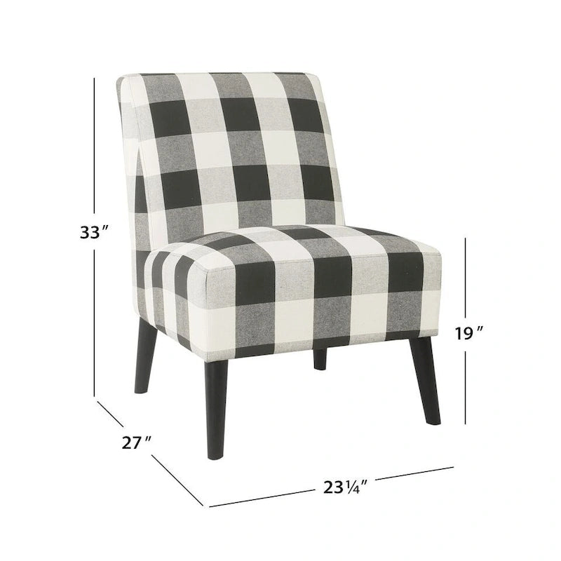 Moderner armlehnenloser Esszimmer-Akzentsessel von HomePop