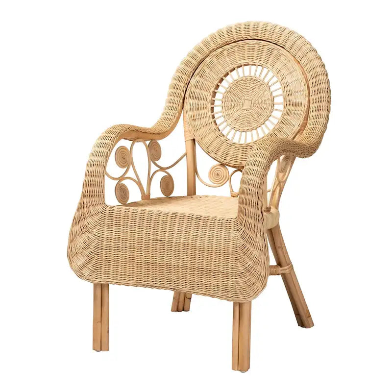 Putri Modern Bohem Tarzı Doğal Rattan Koltuk