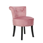27.5 Tall Solid Wood Vanity Stool Chair - 27.5 H X 19 W X 11.8 D