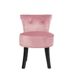 27.5 Tall Solid Wood Vanity Stool Chair - 27.5 H X 19 W X 11.8 D