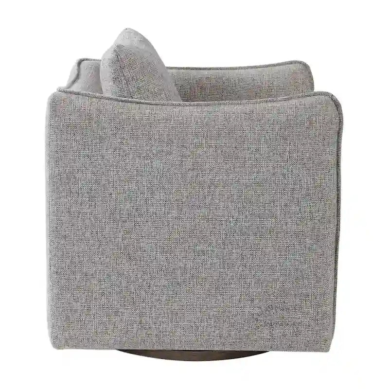 Uttermost Corben Weathered Grey Swivel Chair