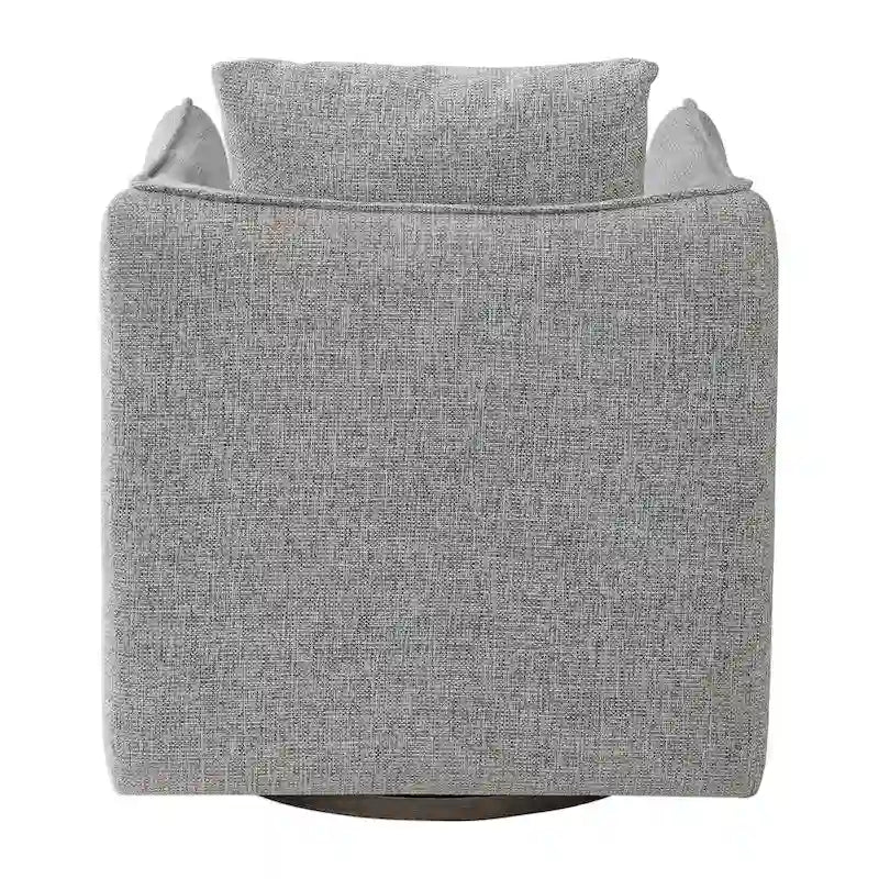 Uttermost Corben Weathered Grey Swivel Chair