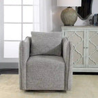 Uttermost Corben Weathered Grey Swivel Chair