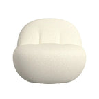 HomePop armloze Cloud-draaistoel - witte sherpa