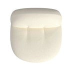 HomePop armloze Cloud-draaistoel - witte sherpa