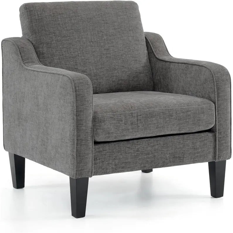 Sillón decorativo moderno de tela VINGLI de estilo de mediados de siglo