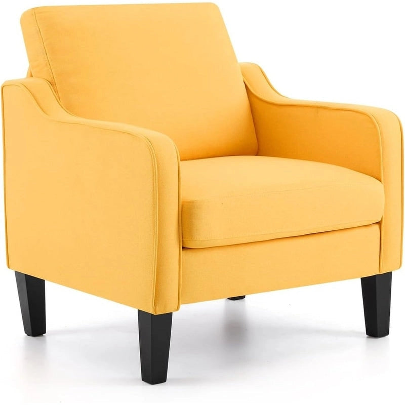 Sillón decorativo moderno de tela VINGLI de estilo de mediados de siglo