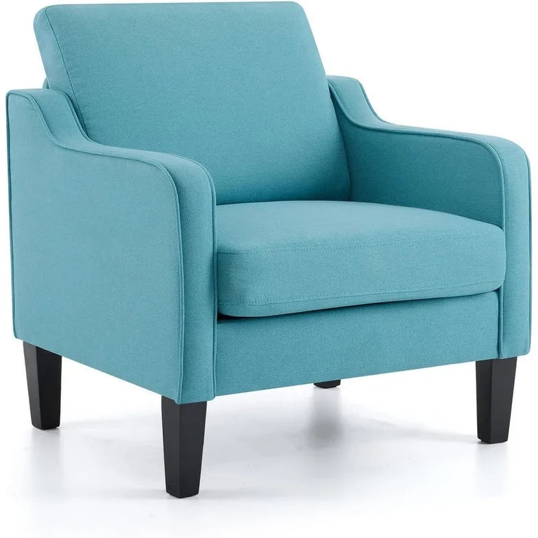 Sillón decorativo moderno de tela VINGLI de estilo de mediados de siglo