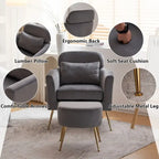 Teilzerlegter Einsitzer mit goldfarbenen Füßen und Pedalen, gemütlicher Flanell-Sessel für den Innenbereich, Beige