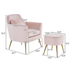 Teilzerlegter Einsitzer mit goldfarbenen Füßen und Pedalen, gemütlicher Flanell-Sessel für den Innenbereich, Beige