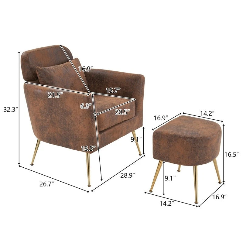Teilzerlegter Einsitzer mit goldfarbenen Füßen und Pedalen, gemütlicher Flanell-Sessel für den Innenbereich, Beige