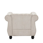 Morden Fort Sofa-Sessel, gepolsterter Chesterfield-Armlehnsessel mit Knopfheftung