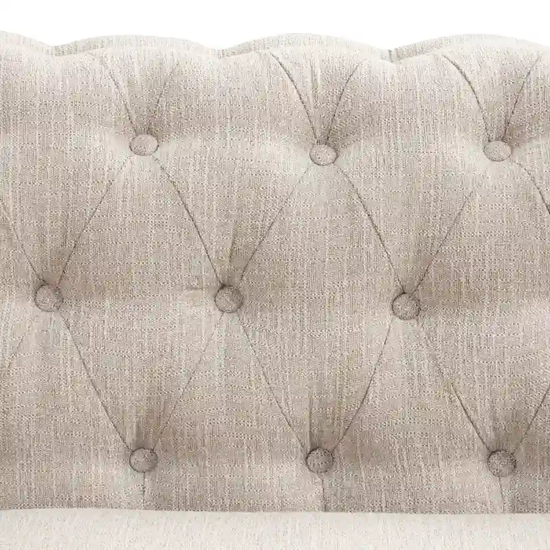 Morden Fort Sofa-Sessel, gepolsterter Chesterfield-Armlehnsessel mit Knopfheftung