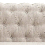 Morden Fort Sofa-Sessel, gepolsterter Chesterfield-Armlehnsessel mit Knopfheftung