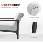 MCombo set of 2 Modern Accent, Ergonomics Lounge Chair for Living Room, Chenille, HQ417