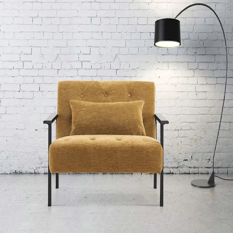 MCombo set of 2 Modern Accent, Ergonomics Lounge Chair for Living Room, Chenille, HQ417