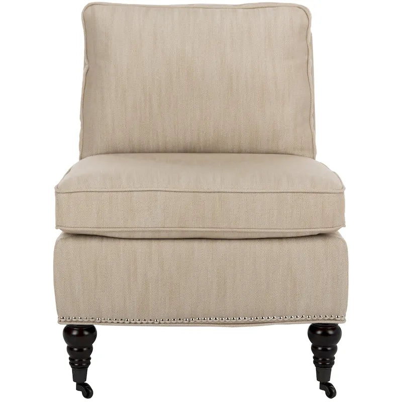 SAFAVIEH Brianne silla club sin brazos - 24 de ancho x 30 de fondo x 33 de alto