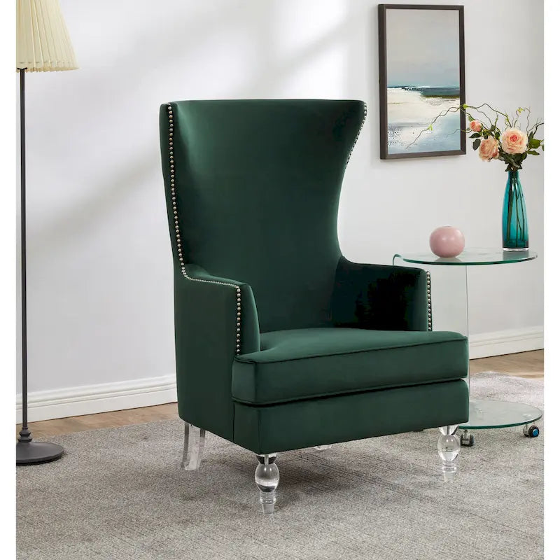 SAFAVIEH Couture Cath modern yüksek sırtlı koltuk - 29Wx32Dx45H