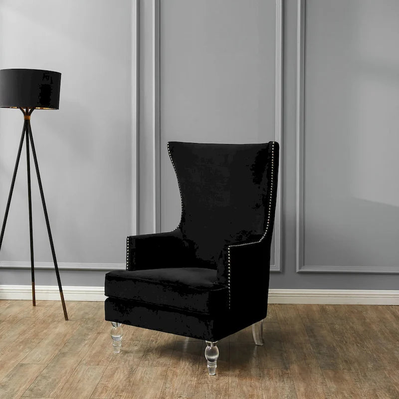 SAFAVIEH Couture Cath modern yüksek sırtlı koltuk - 29Wx32Dx45H