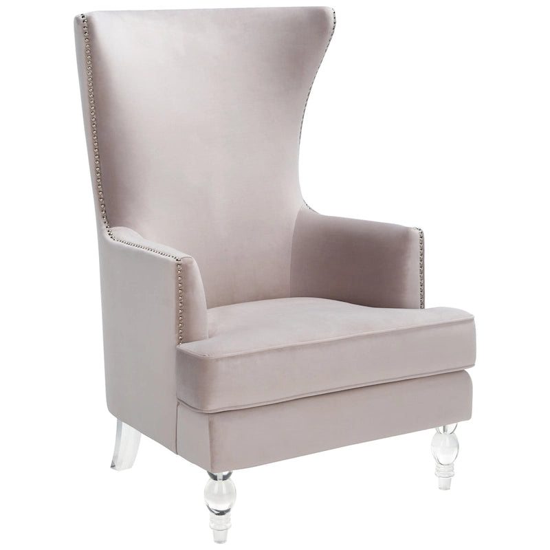 SAFAVIEH Couture Cath modern yüksek sırtlı koltuk - 29Wx32Dx45H