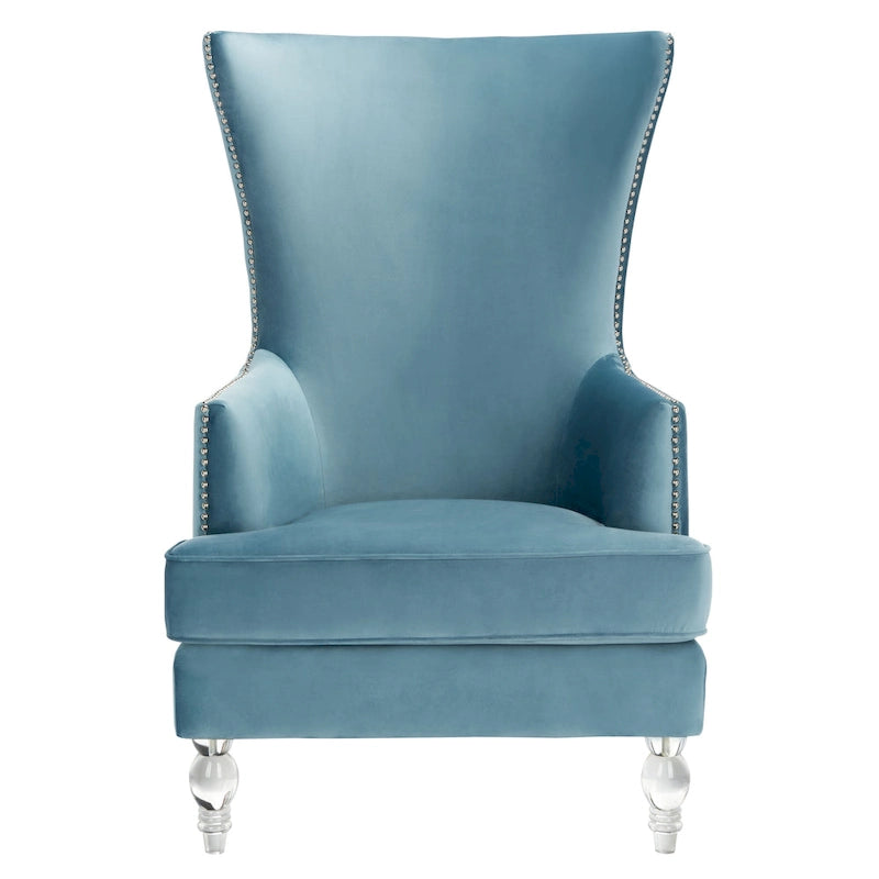 SAFAVIEH Couture Cath modern yüksek sırtlı koltuk - 29Wx32Dx45H