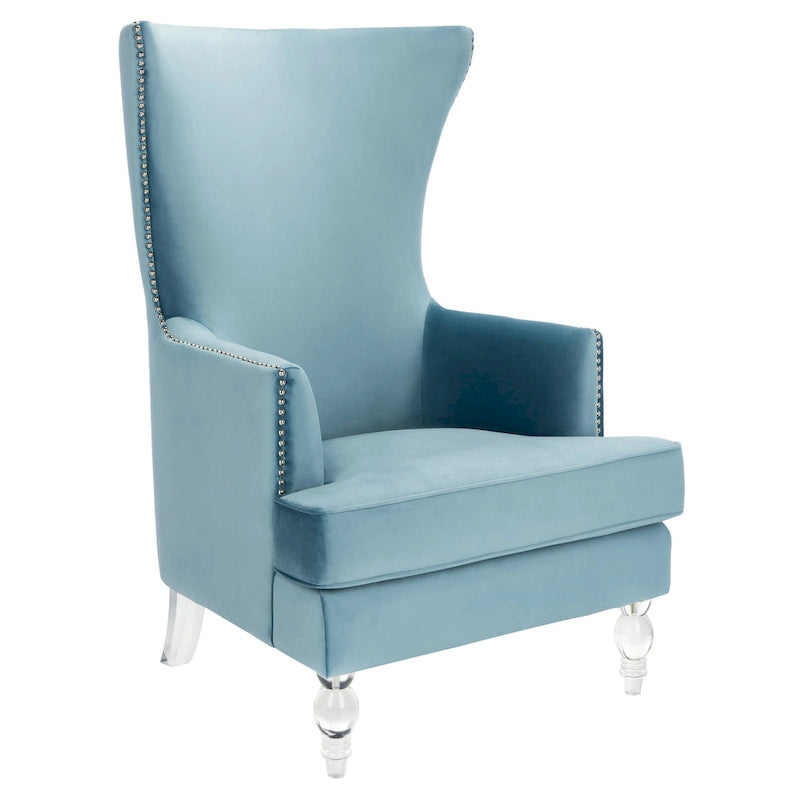 SAFAVIEH Couture Cath modern yüksek sırtlı koltuk - 29Wx32Dx45H